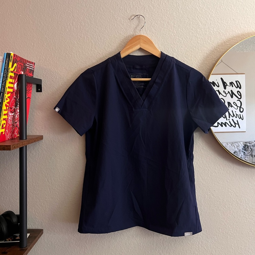Figs | Technical Collection Navy Scrub Top